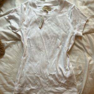 Madewell White Short Sleeve Tee
